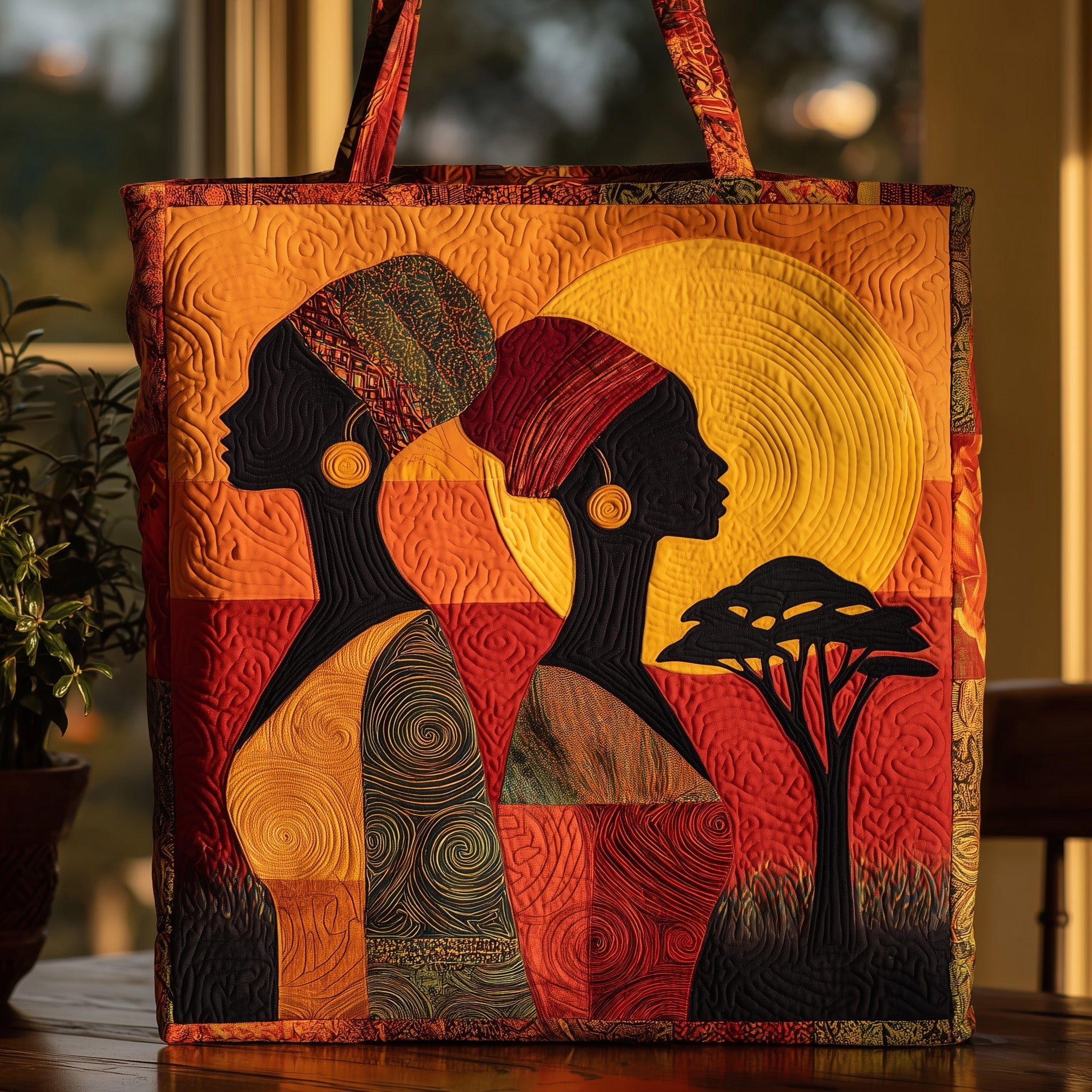 Golden Queens Quilted Tote Bag GFTOHD8229