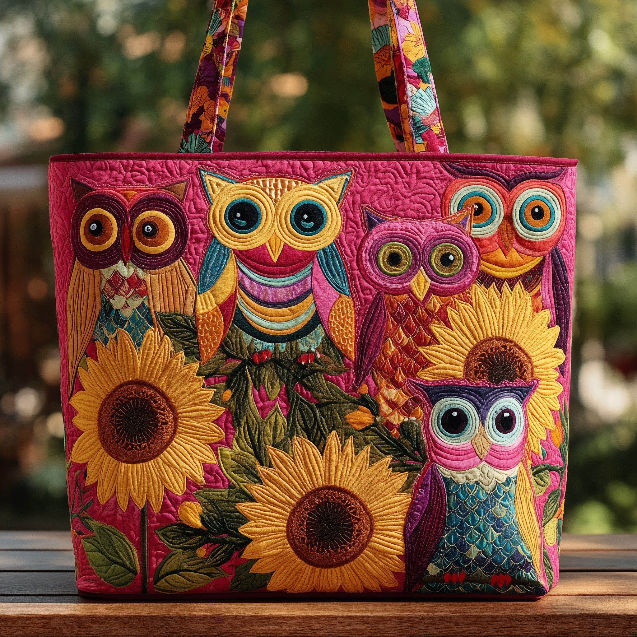 Owl Heaven Quilted Tote Bag GFTOHD8565