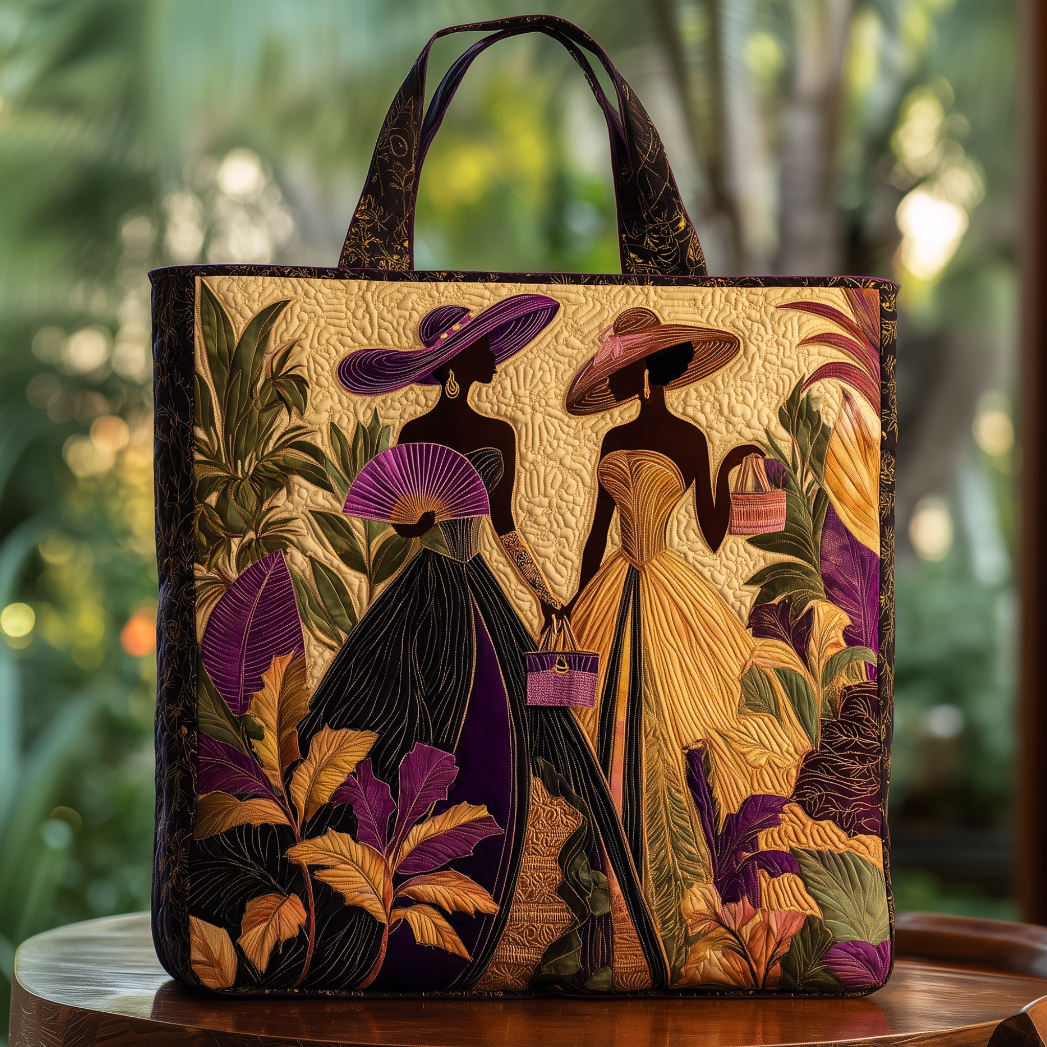 Golden Queens Quilted Tote Bag GFTOHD8702