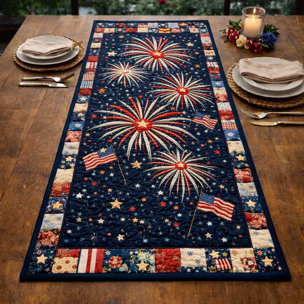Patriot Palette Quilted Table Runner GFTOMA10089