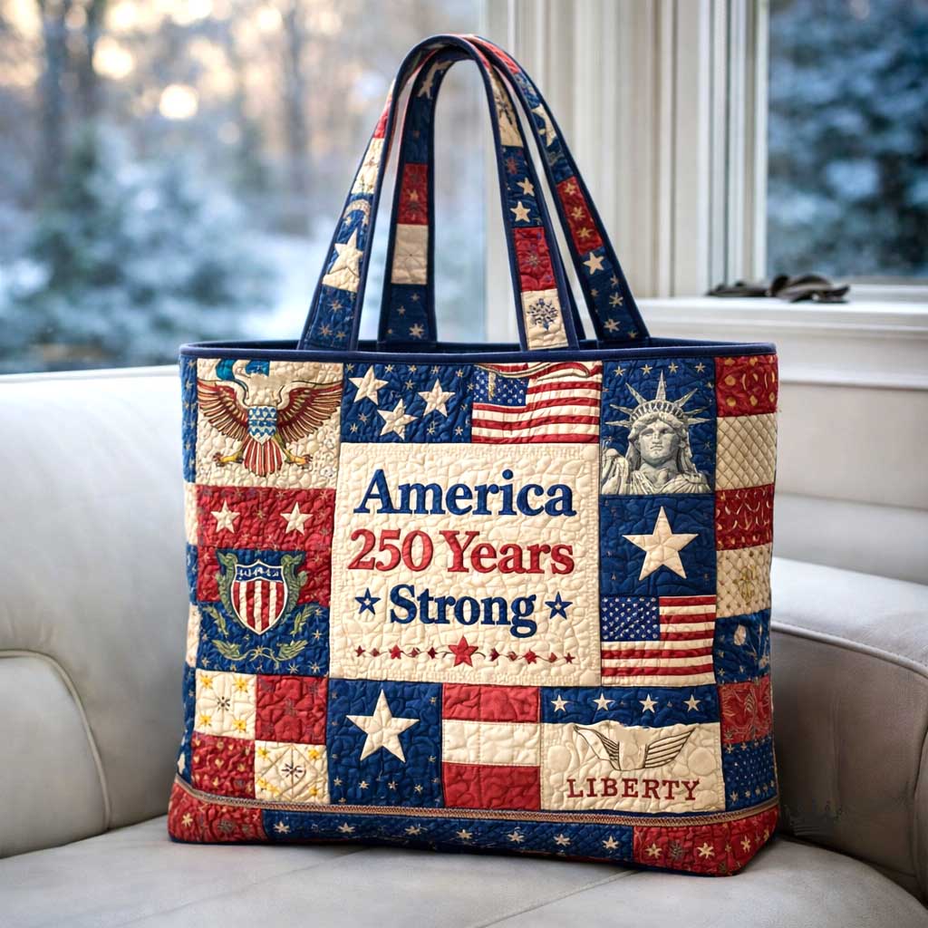 Heritage Patch Quilted Tote Bag GFTOMA10132