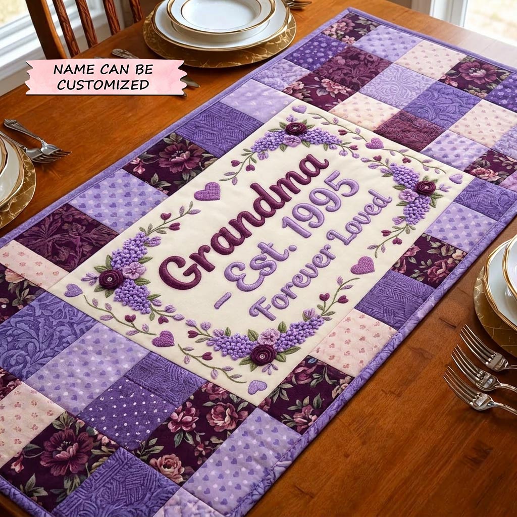 Blooming Mom Quilted Table Runner QTCUZ GFTOMA10375