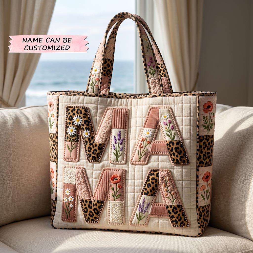 Love in Bloom Quilted Tote Bag QTCUZ GFTOMA10390