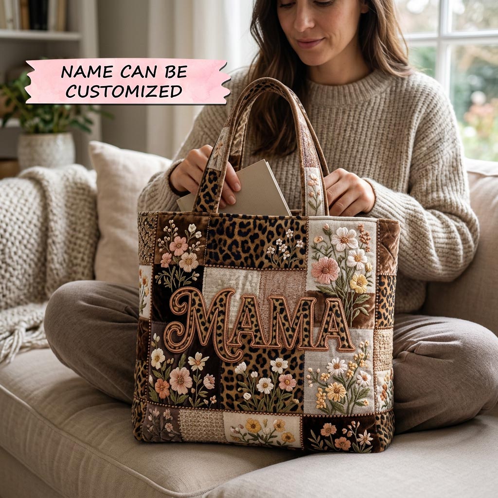 Love in Bloom Quilted Tote Bag QTCUZ GFTOMA10392