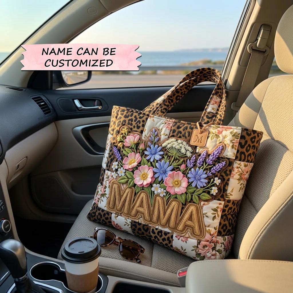 Love in Bloom Quilted Tote Bag QTCUZ GFTOMA10393