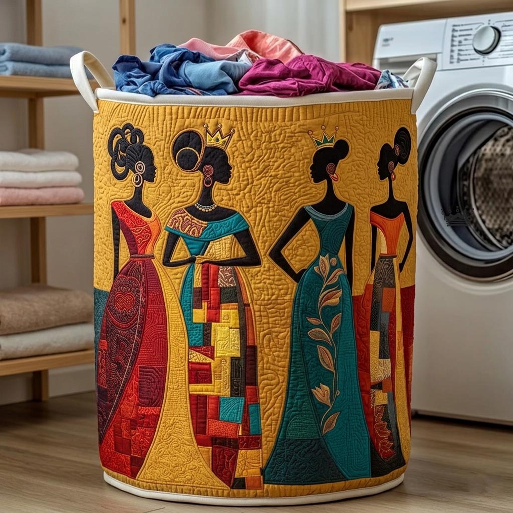 Africa Legacy Quilted Laundry Basket GFTOMA10658