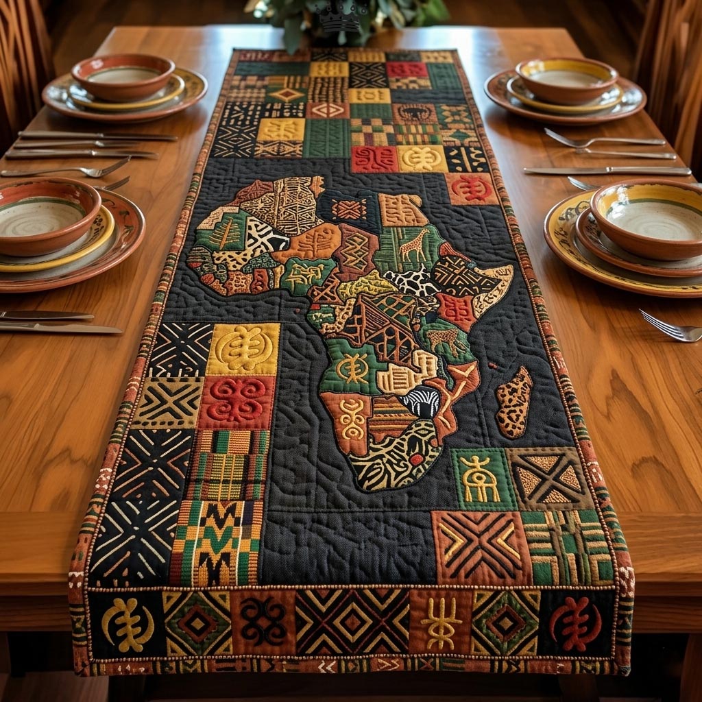Cultural Rhythm Quilted Table Runner GFTOMA10691