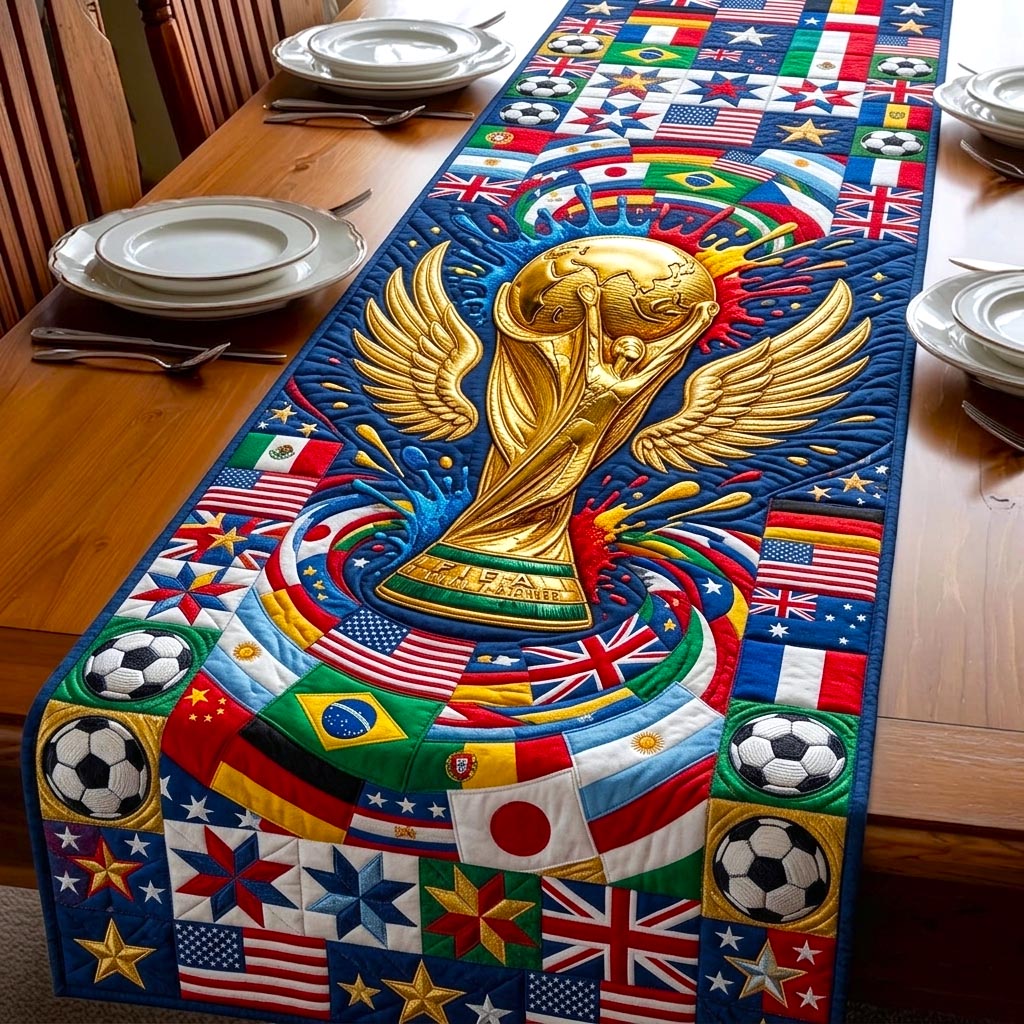 Global Match Quilted Table Runner GFTOMA10906