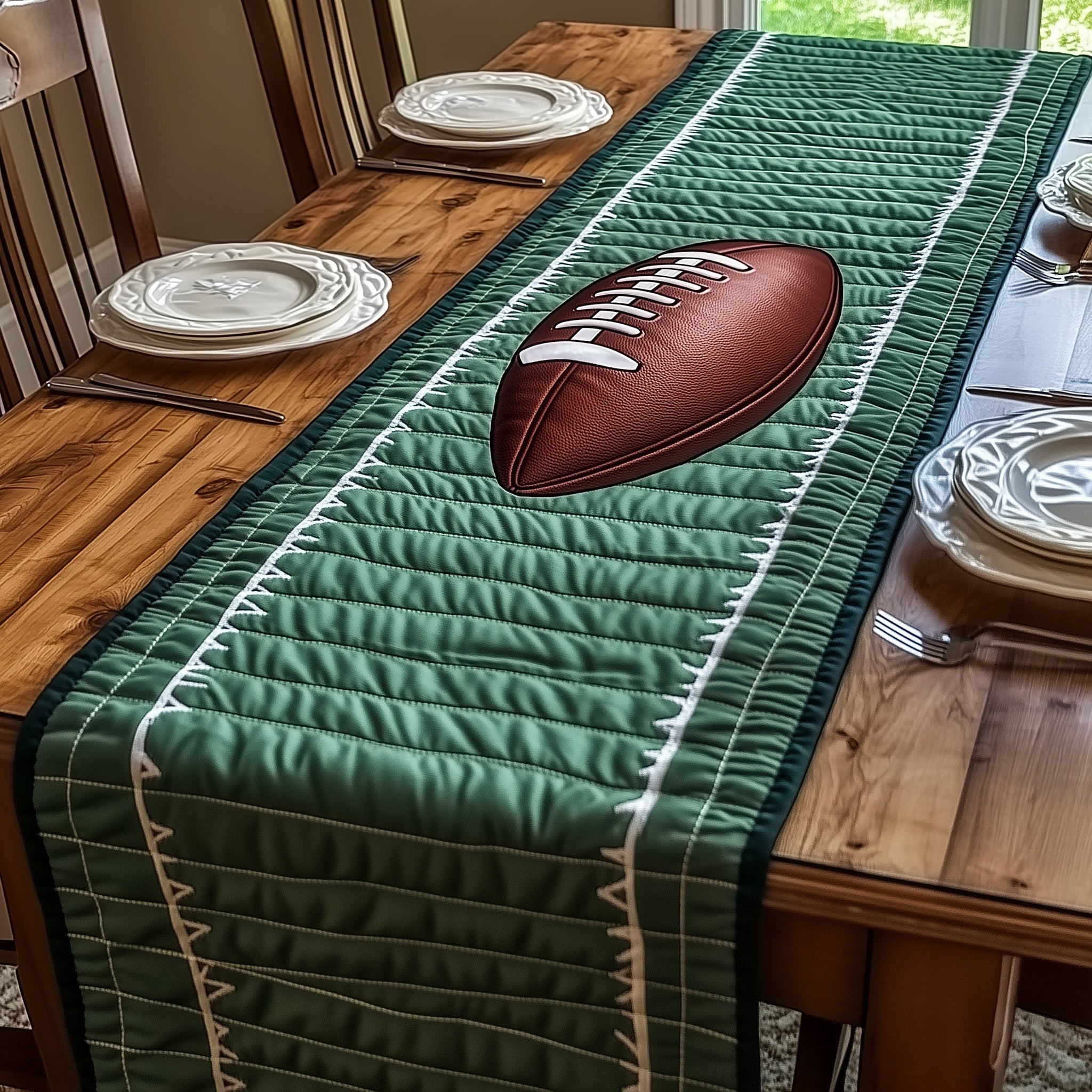 Touchdown Quilted Table Runner GFTOMA1101