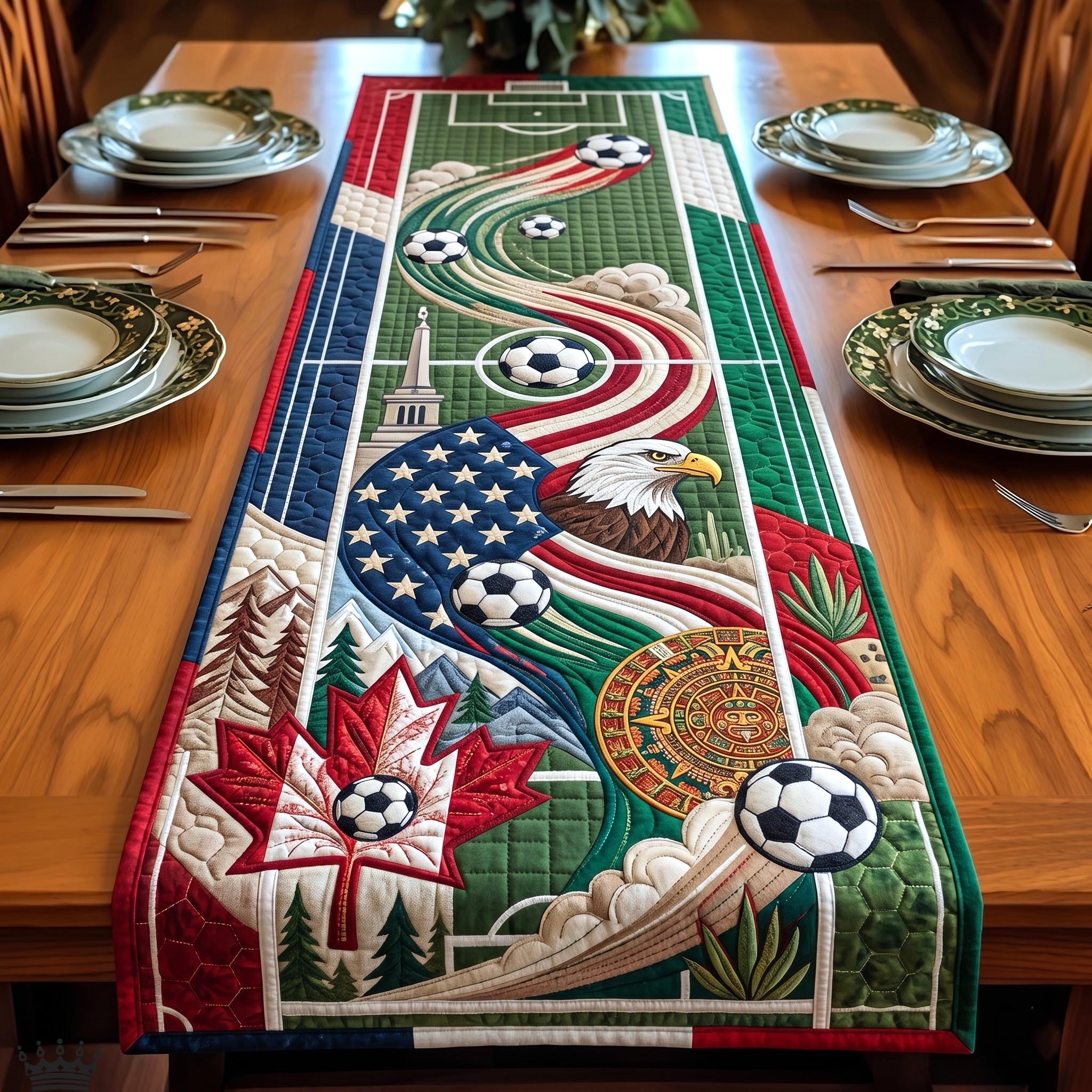 Match Day Quilted Table Runner GFTOMA11139