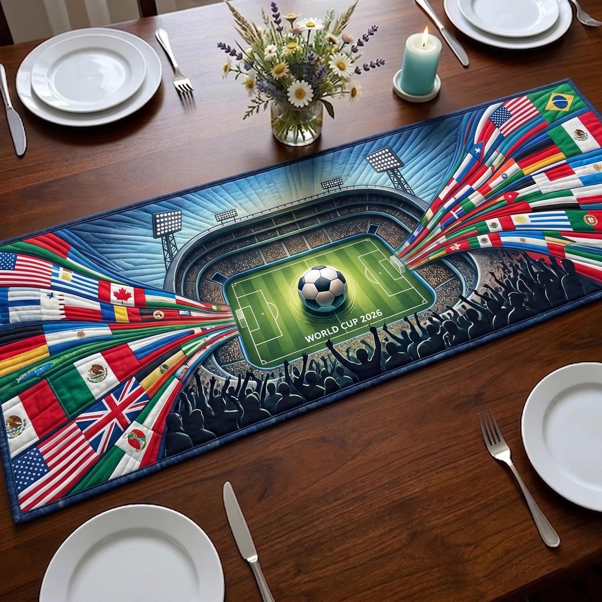 Match Day Quilted Table Runner GFTOMA11143