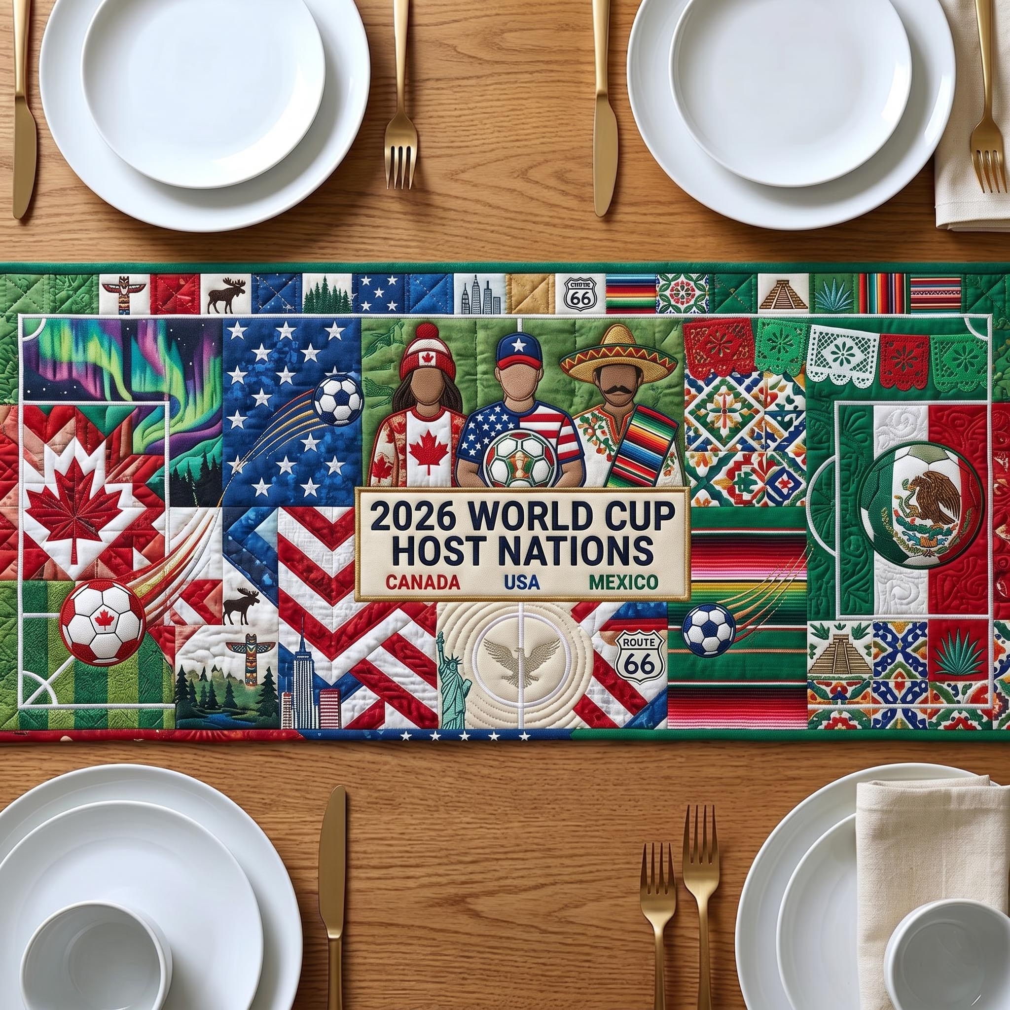 Match Day Quilted Table Runner GFTOMA11144