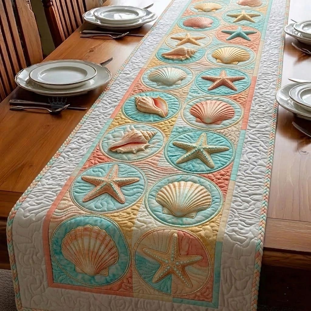Ocean Treasure Quilted Table Runner GFTOMA11234