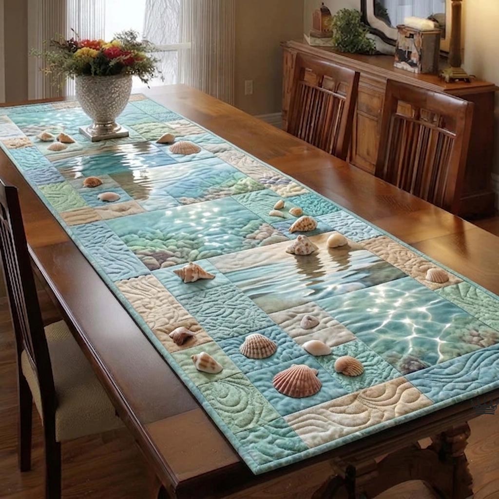 Ocean Treasure Quilted Table Runner GFTOMA11235