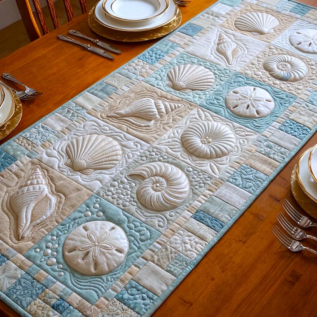 Ocean Treasure Quilted Table Runner GFTOMA11237