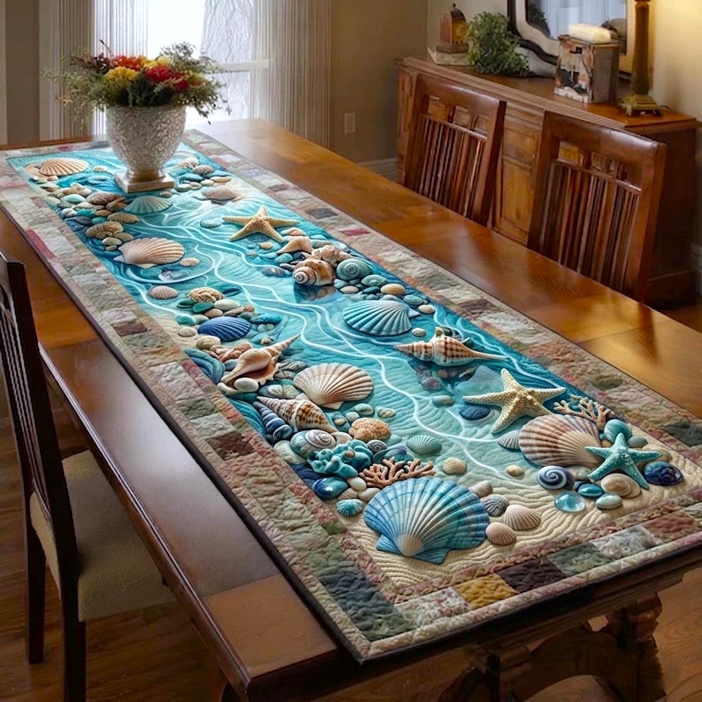 Ocean Treasure Quilted Table Runner GFTOMA11240