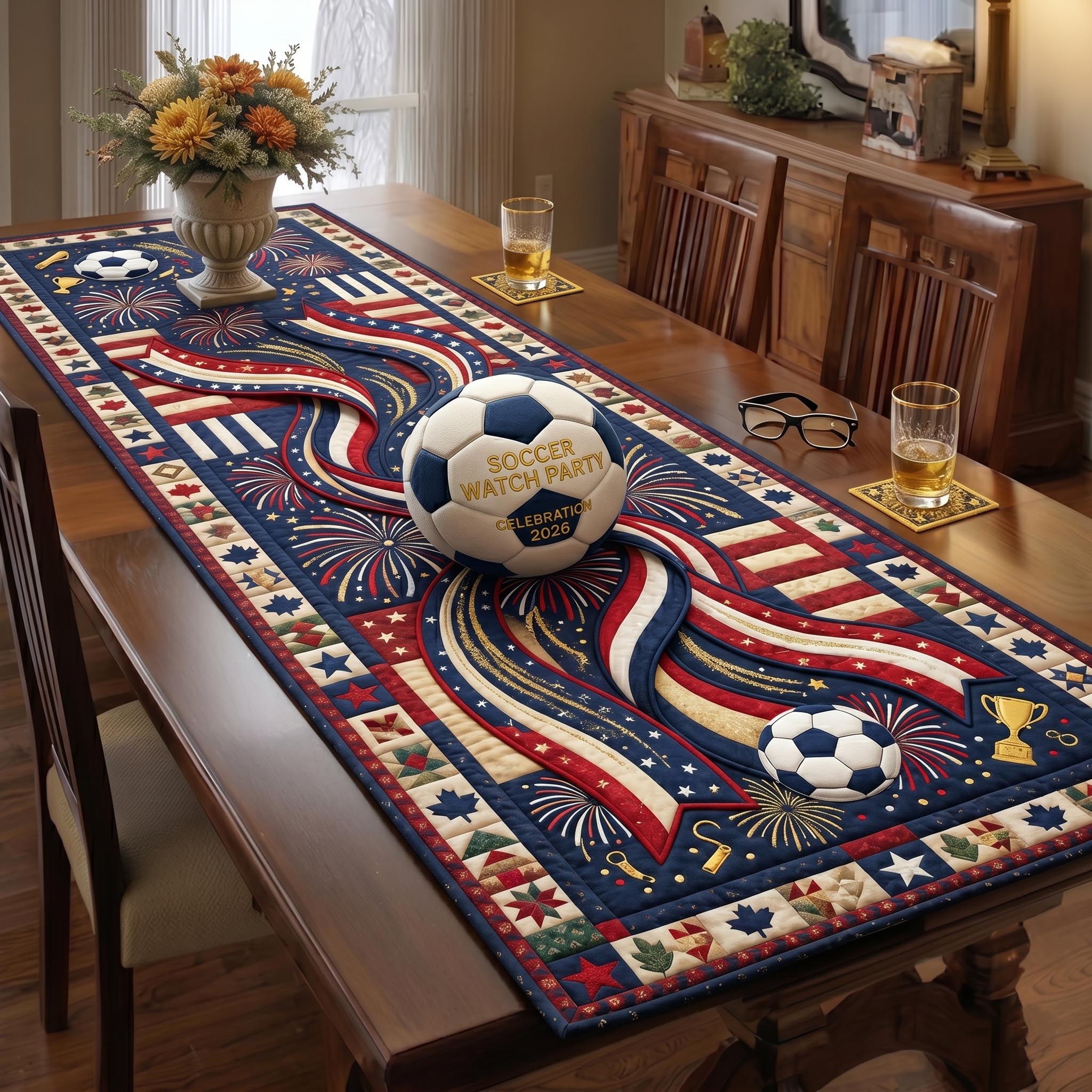 Match Day Quilted Table Runner GFTOMA11269