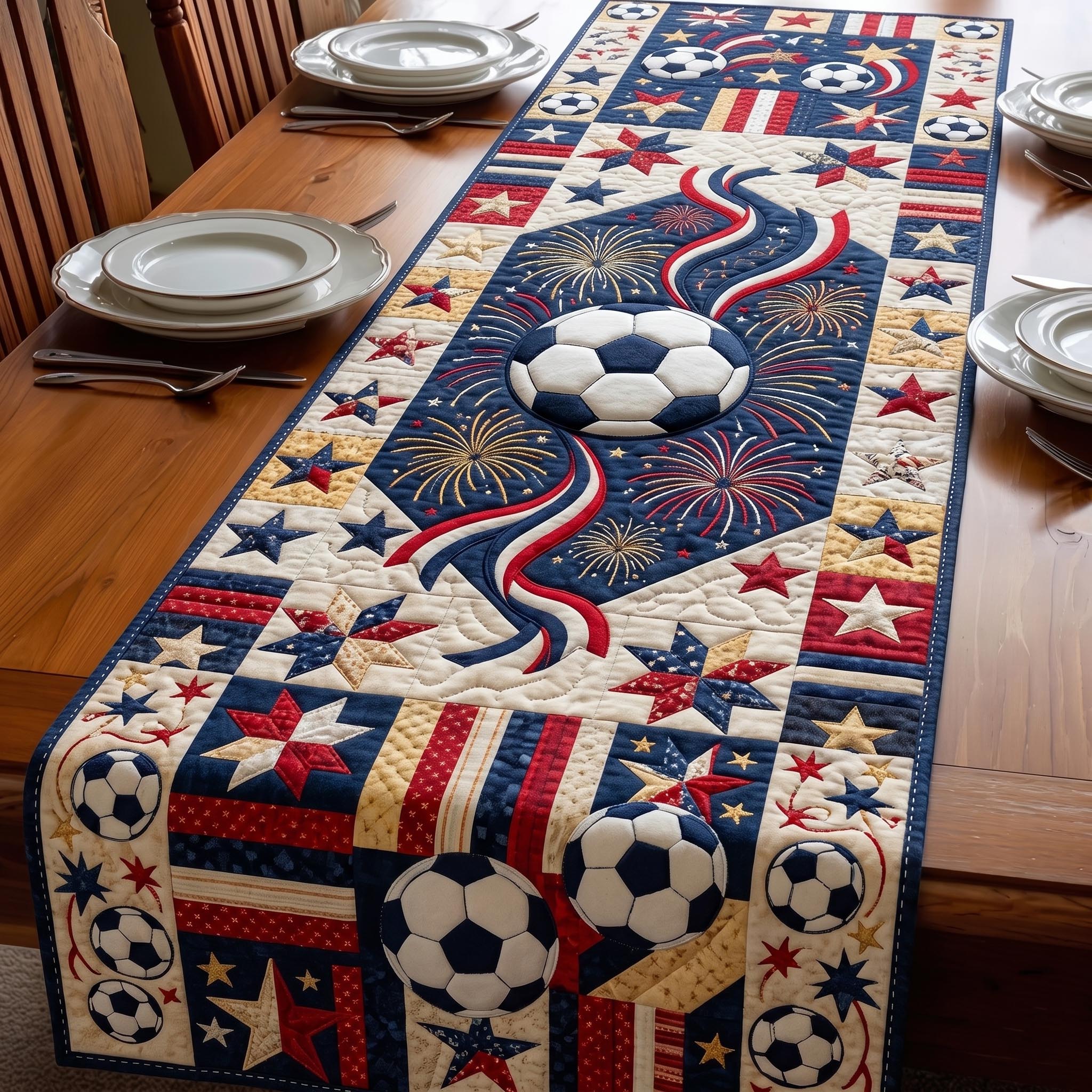 Match Day Quilted Table Runner GFTOMA11270