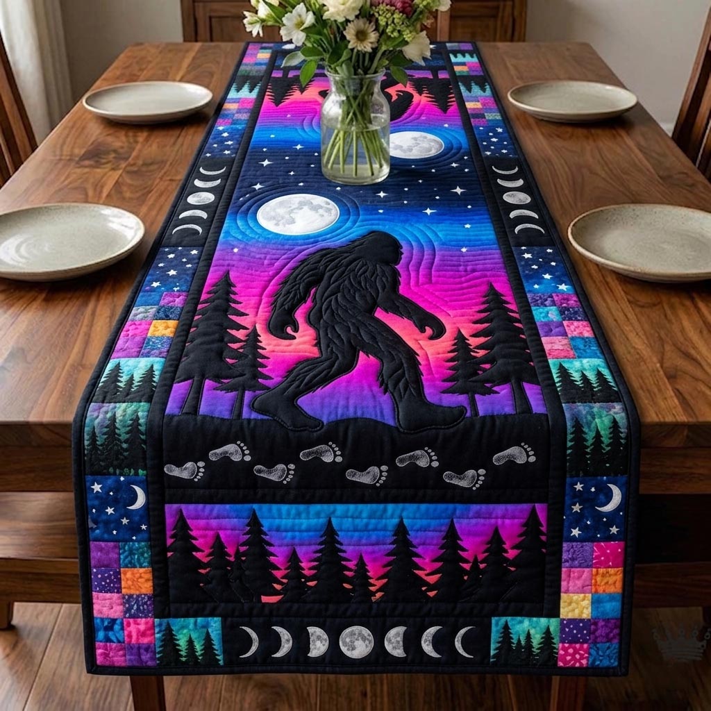 Mystic Sasquatch Quilted Table Runner GFTOMA11276
