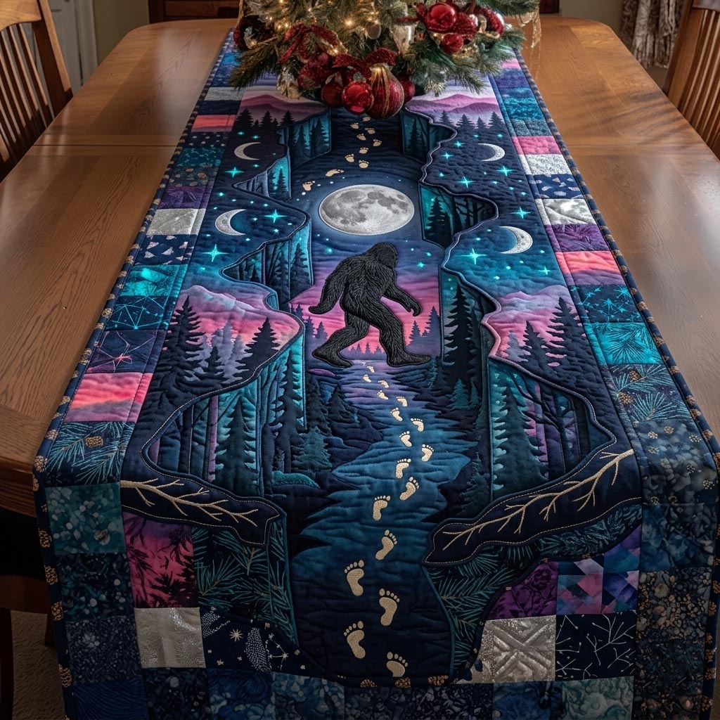 Mystic Sasquatch Quilted Table Runner GFTOMA11277