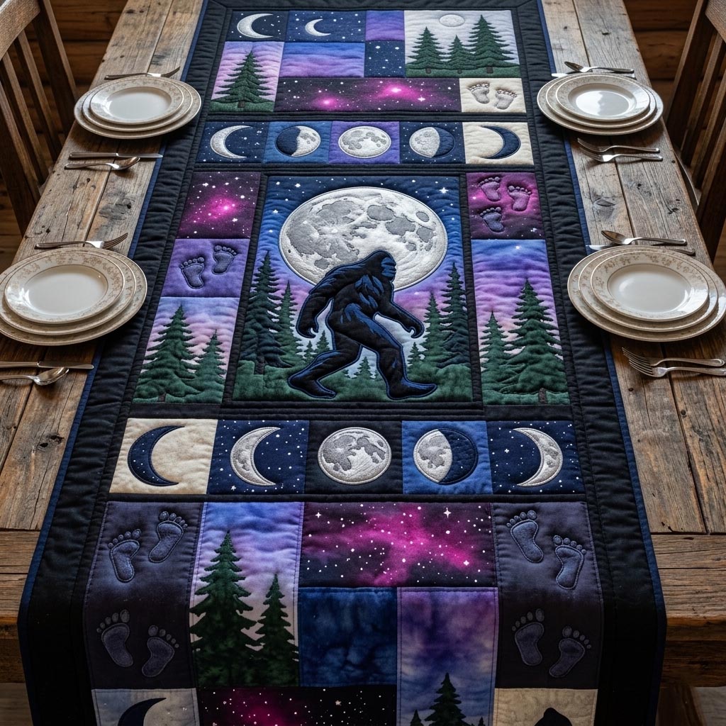 Mystic Sasquatch Quilted Table Runner GFTOMA11279
