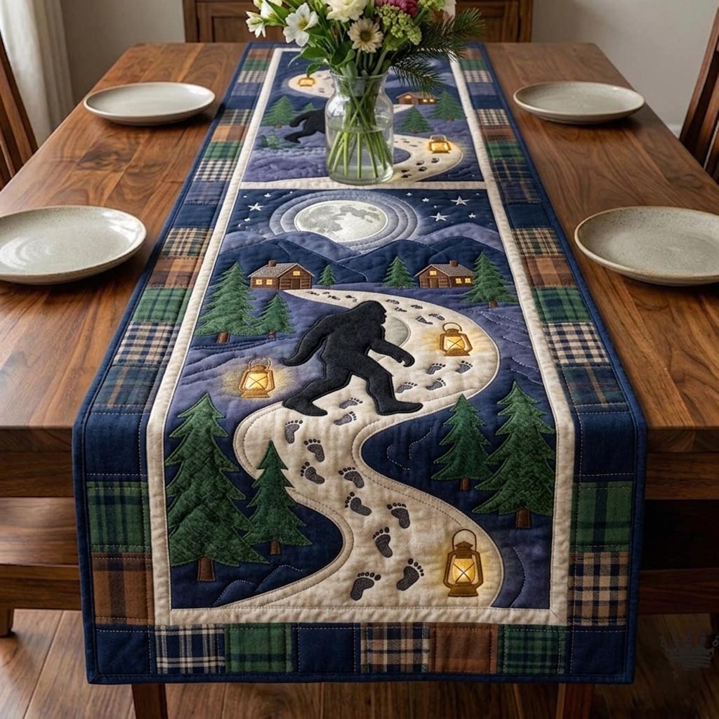 Mystic Sasquatch Quilted Table Runner GFTOMA11280