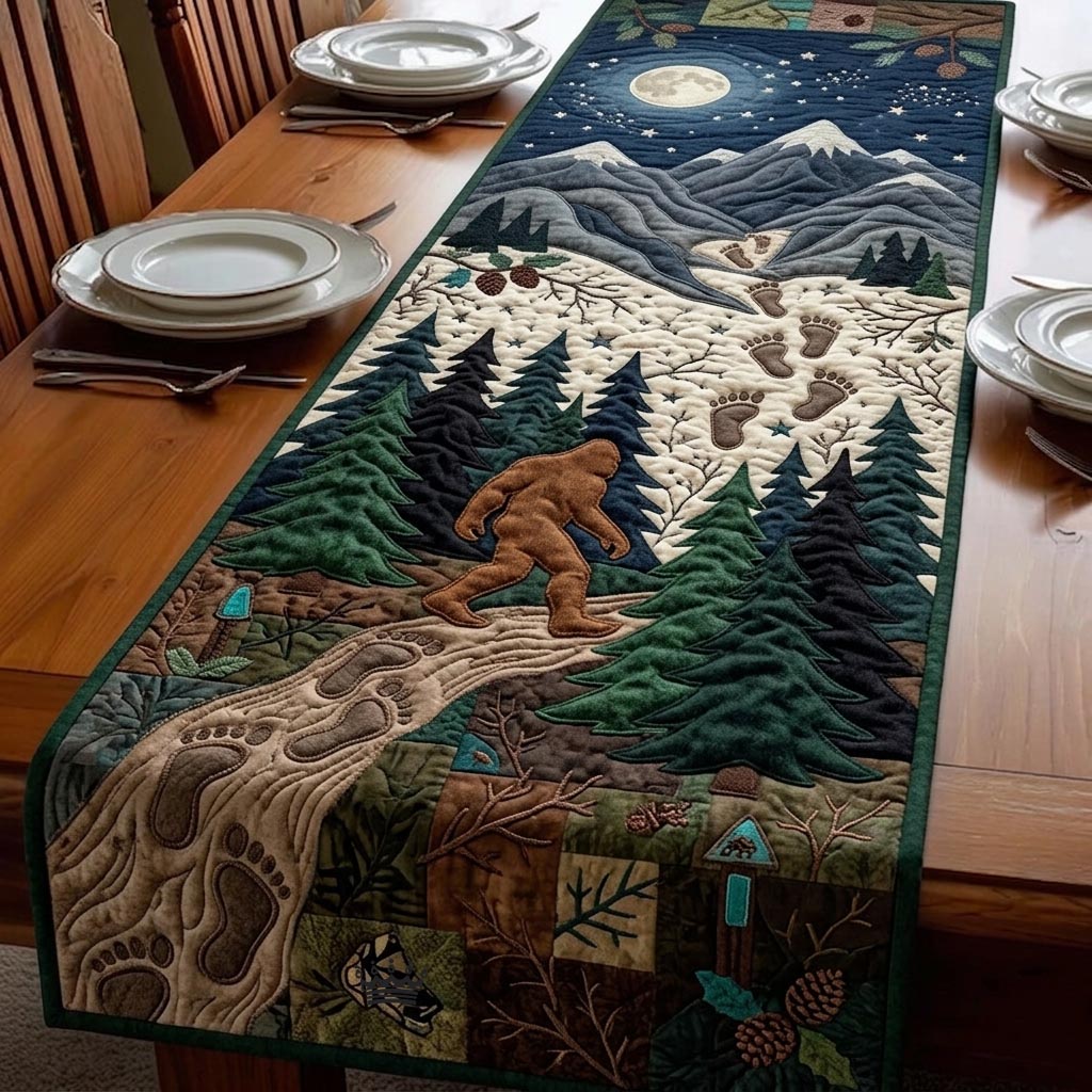 Mystic Sasquatch Quilted Table Runner GFTOMA11281