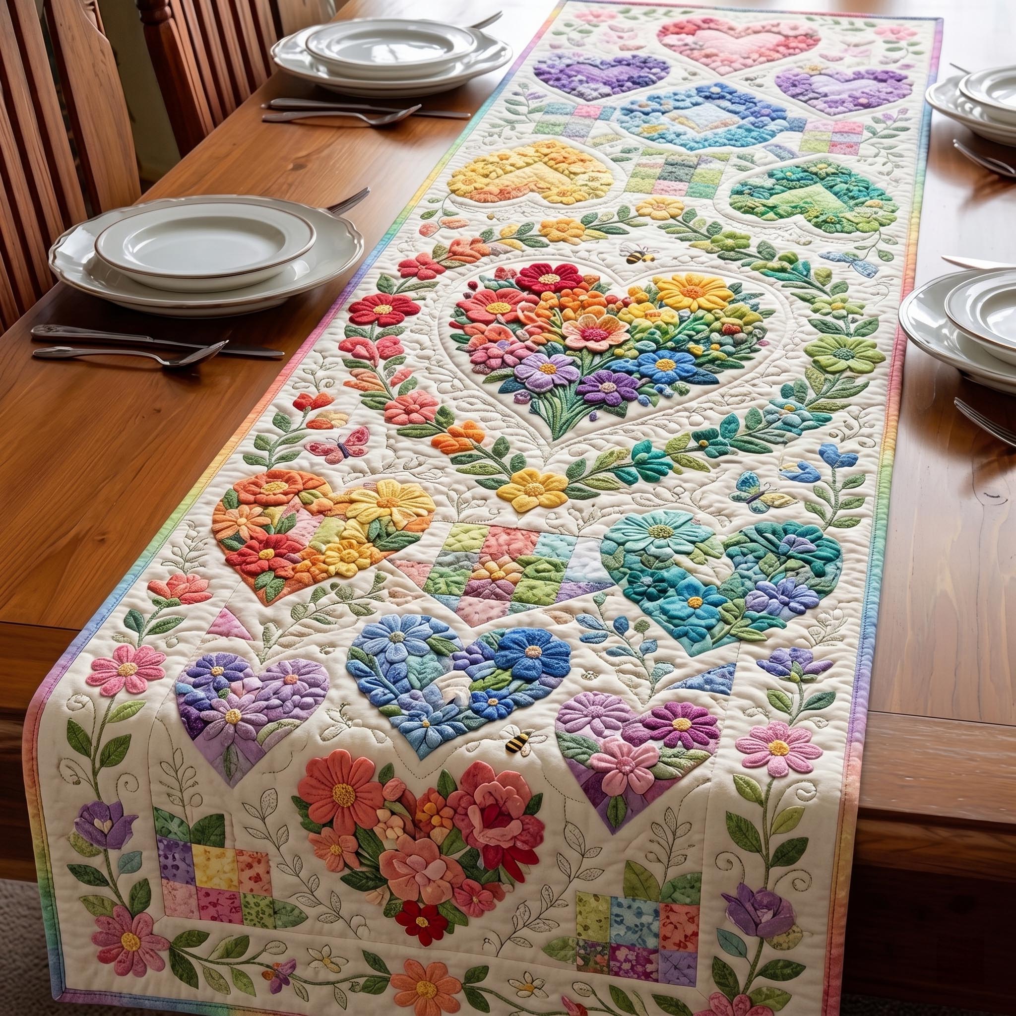 Love is Pride Quilted Table Runner GFTOMA11302
