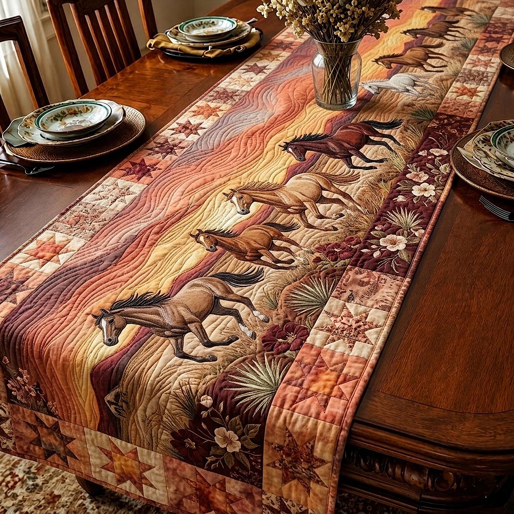Rustic Gallop Quilted Table Runner GFTOMA11426