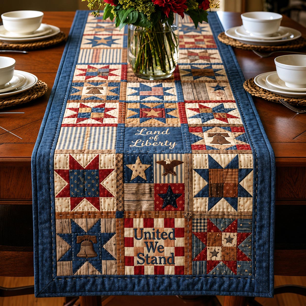 Liberty Threads Quilted Table Runner GFTOMA11431
