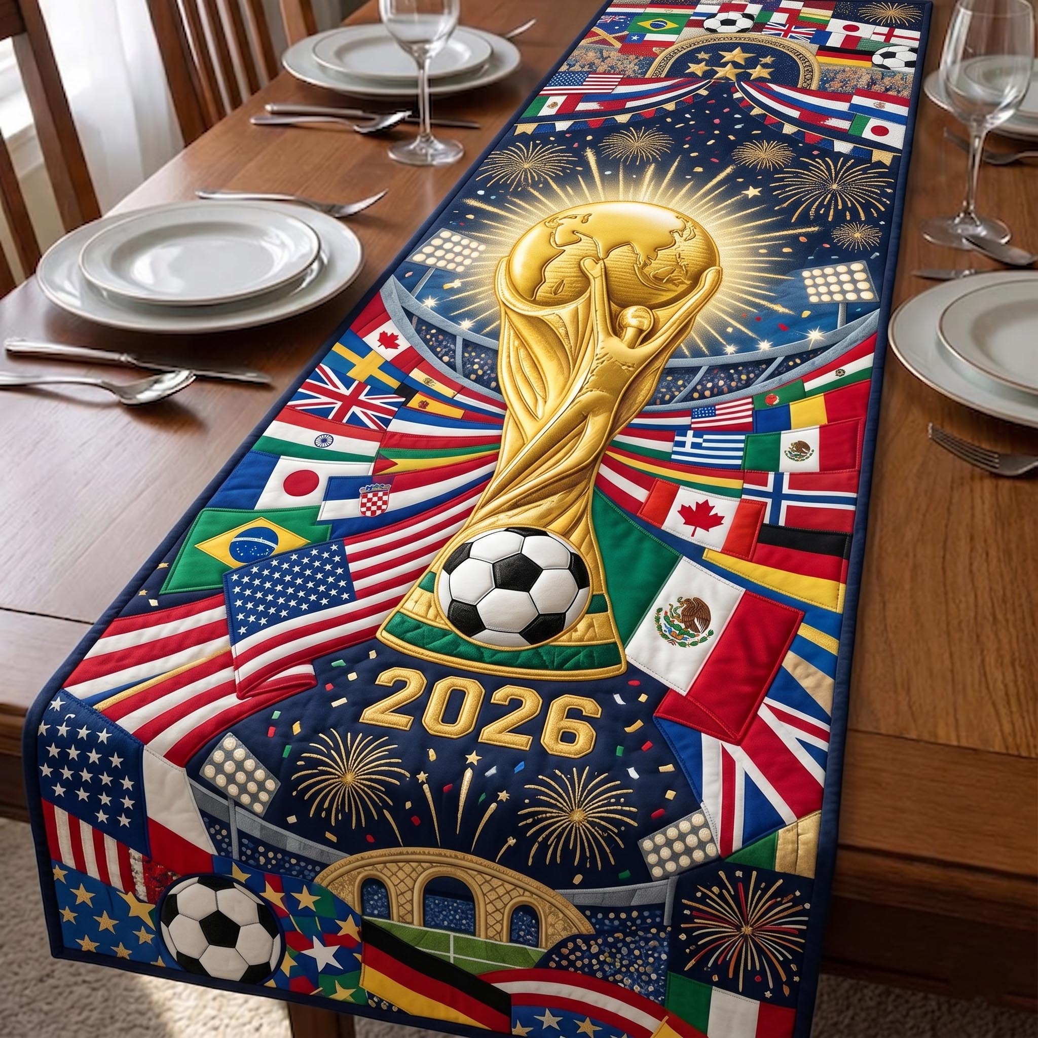 Match Day Quilted Table Runner GFTOMA11477