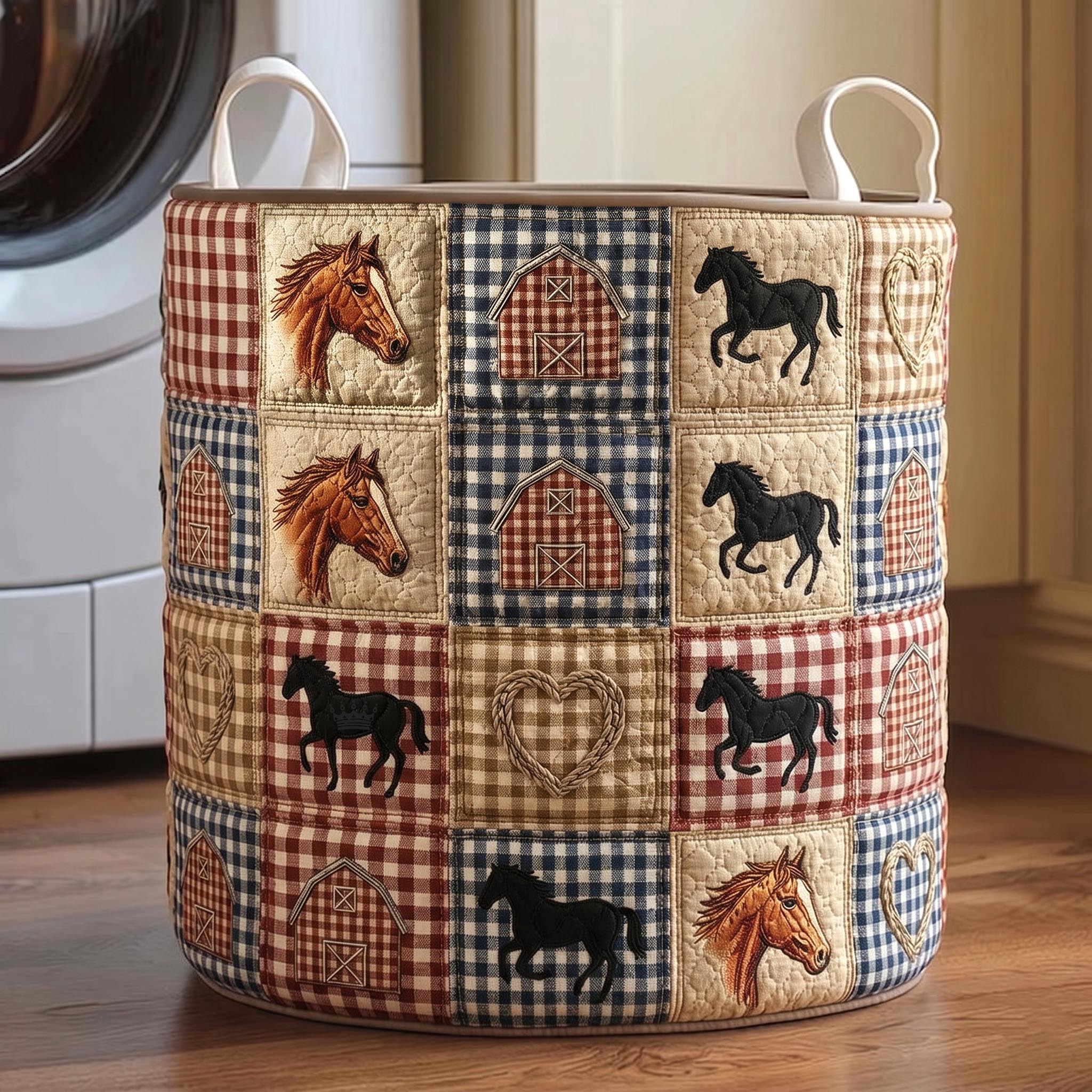 Barn Home Quilted Laundry Basket GFTOMA11567C1