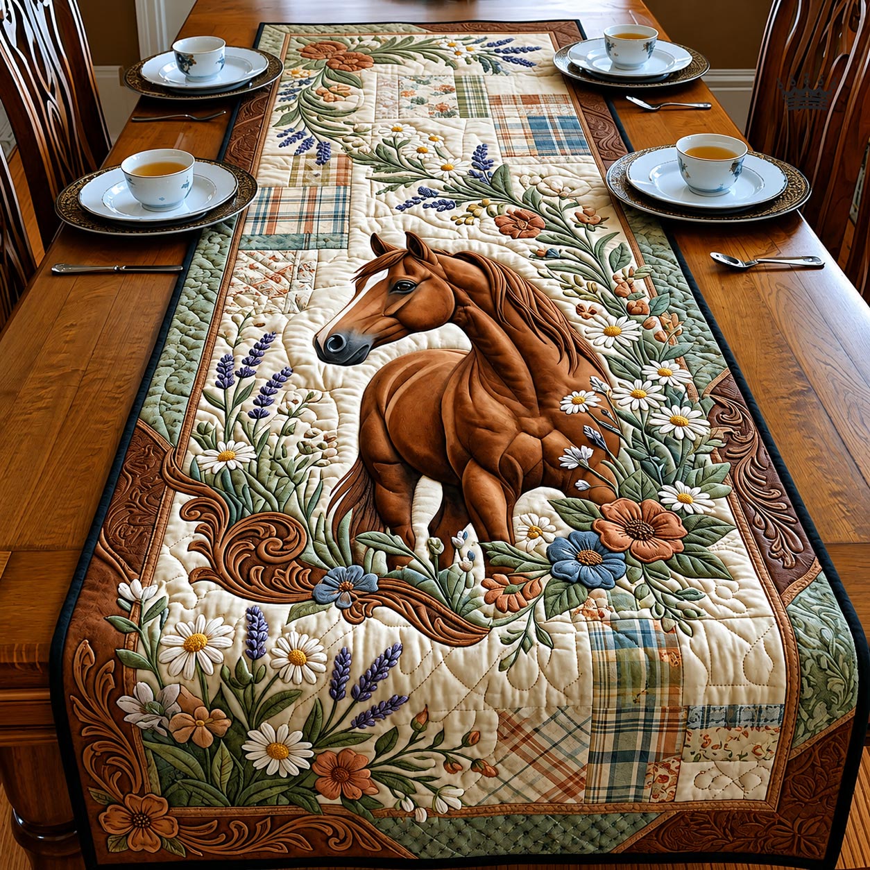 Western Soul Quilted Table Runner GFTOMA11629