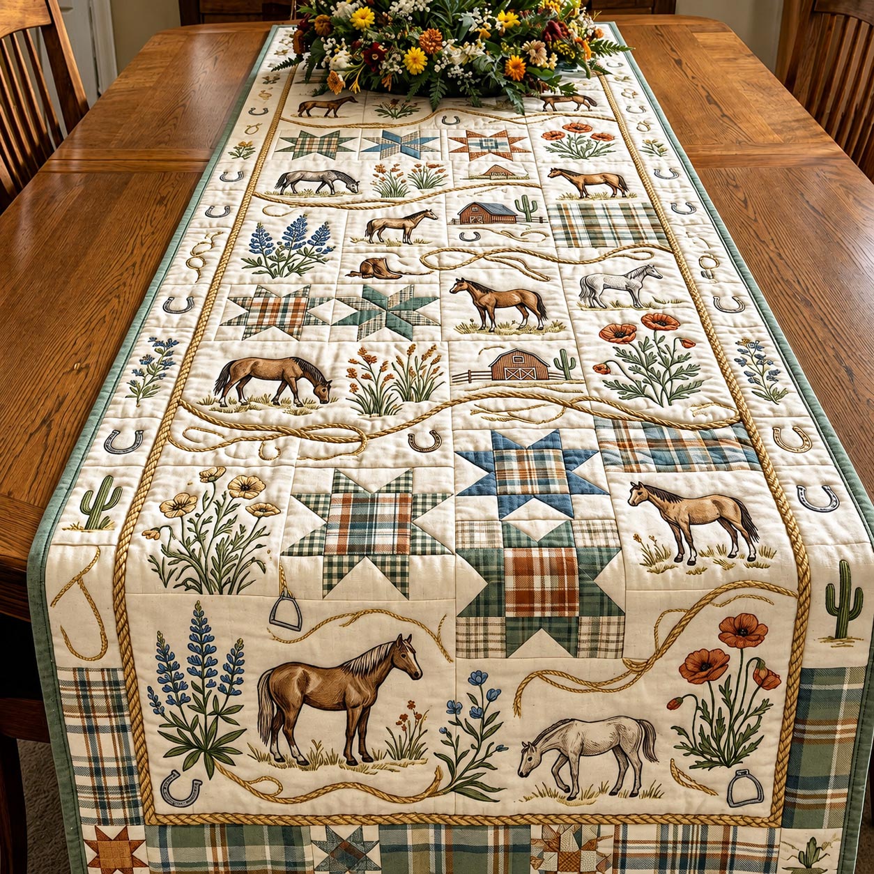Western Soul Quilted Table Runner GFTOMA11631