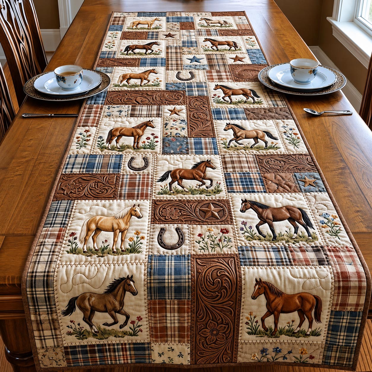 Western Soul Quilted Table Runner GFTOMA11633