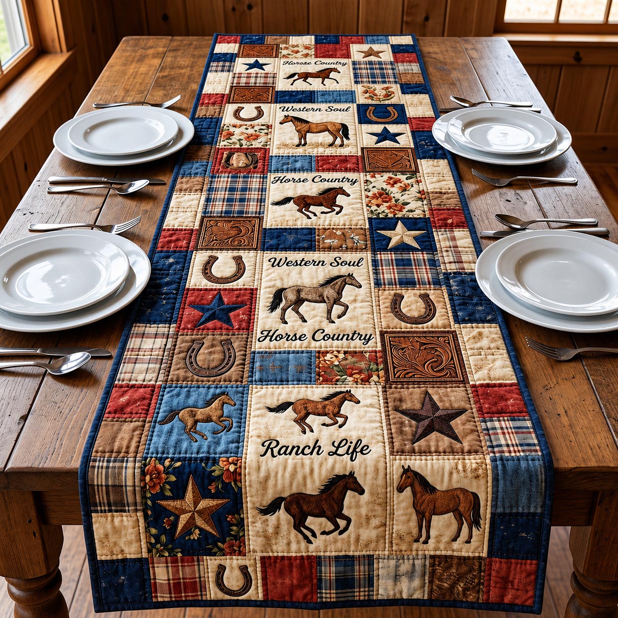 Western Soul Quilted Table Runner GFTOMA11634