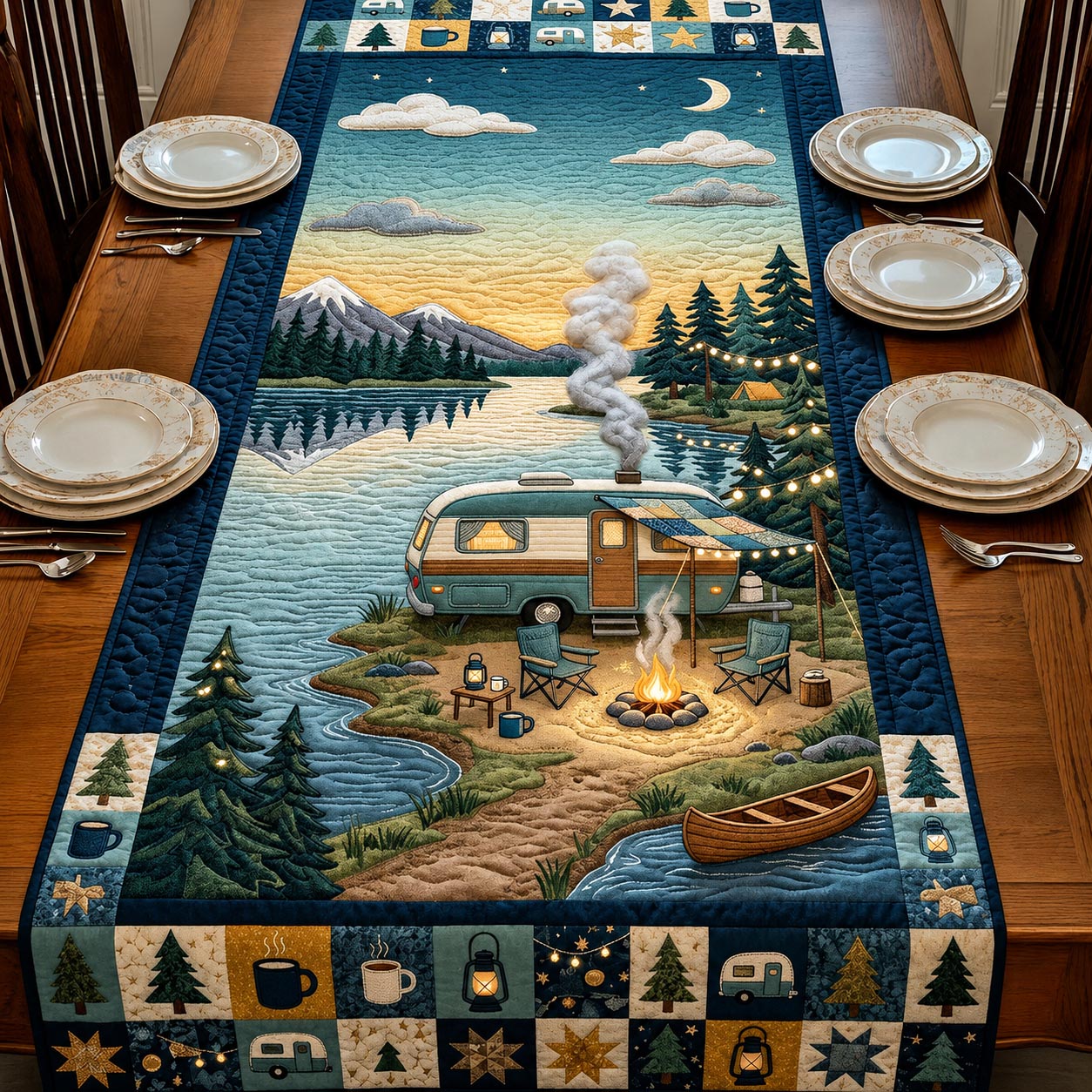 RV Escape Quilted Table Runner GFTOMA11796