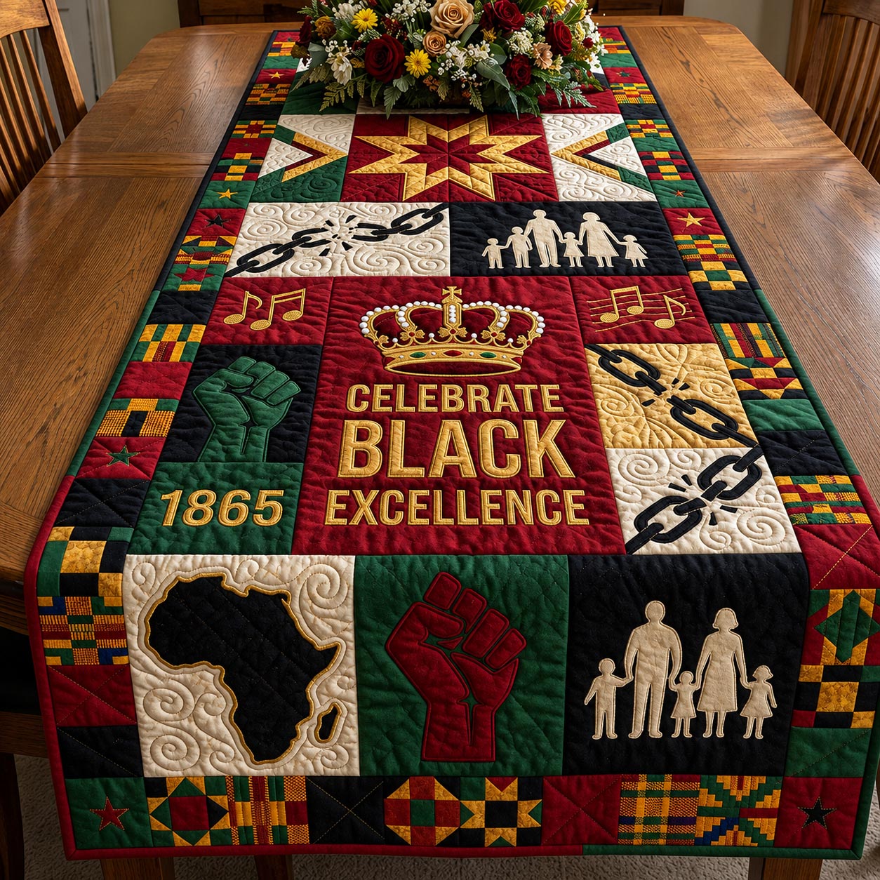 Unity Patch Quilted Table Runner GFTOMA11808