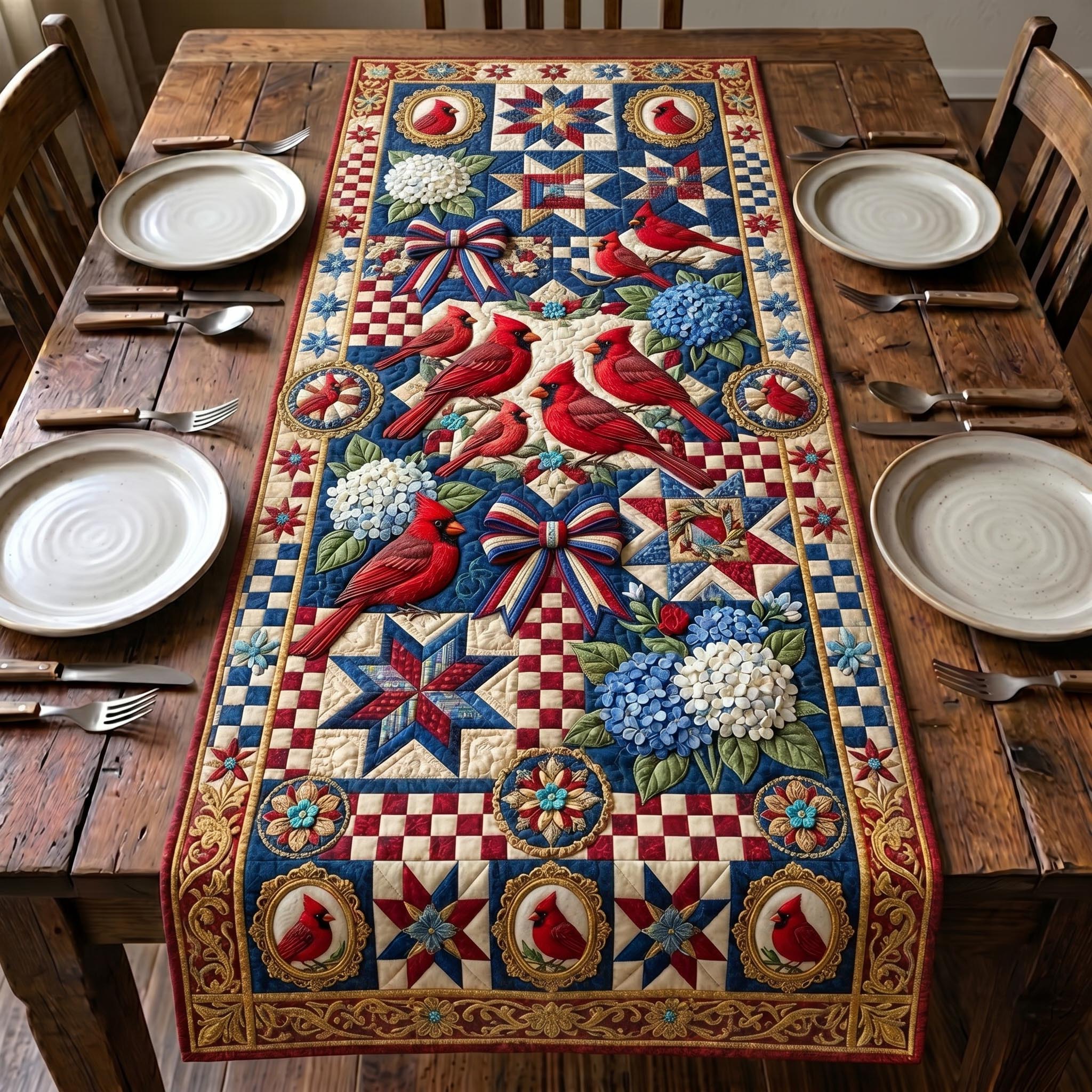 Patriot Wings Quilted Table Runner GFTOMA12448