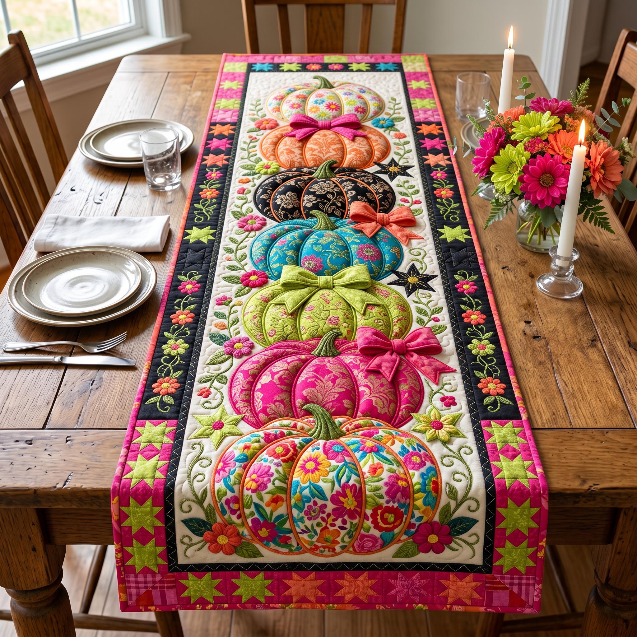 Harvest Blessings Quilted Table Runner GFTOMA12758