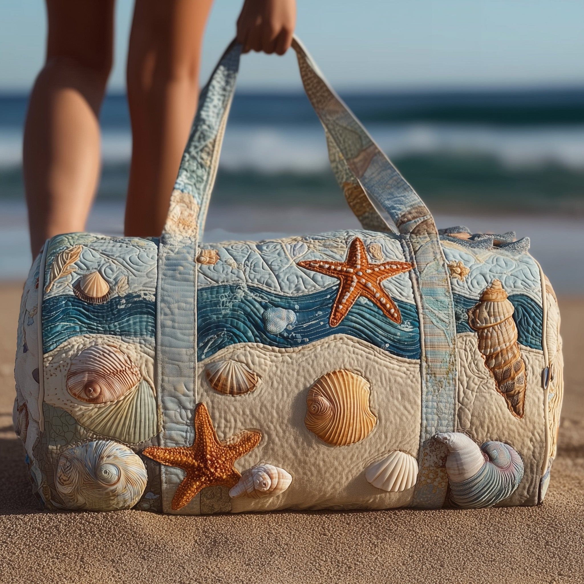 Ocean Breeze Quilted Duffle Bag GFTOMA2894