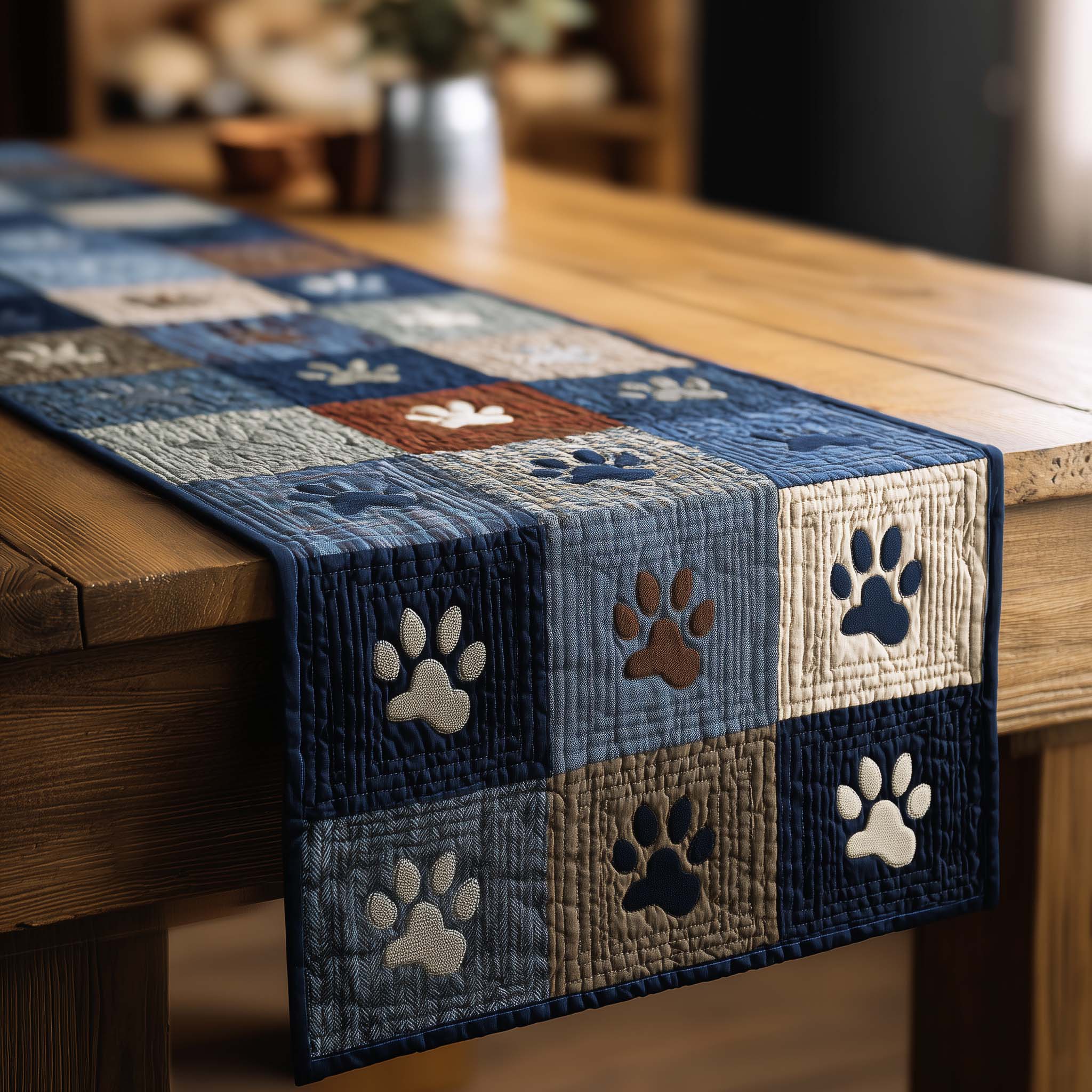 Paw Path Quilted Table Runner GFTOMA8178