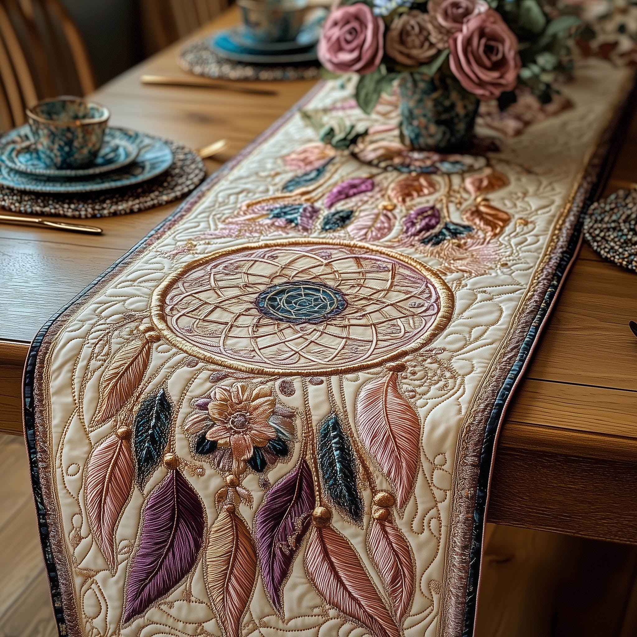 Spirit Catcher Quilted Table Runner GFTOMA8475