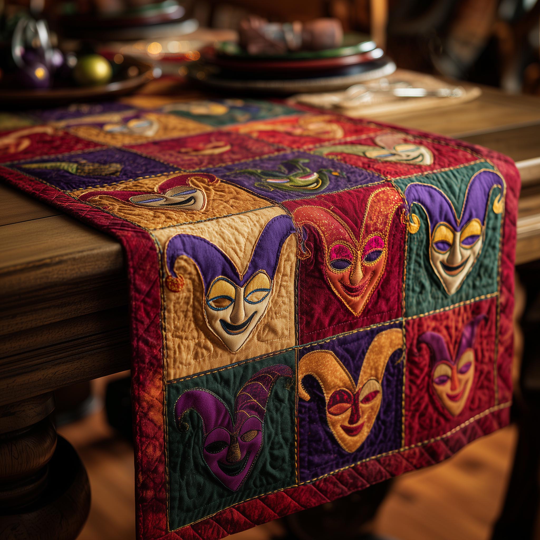 Parade Night Quilted Table Runner GFTOMA8539