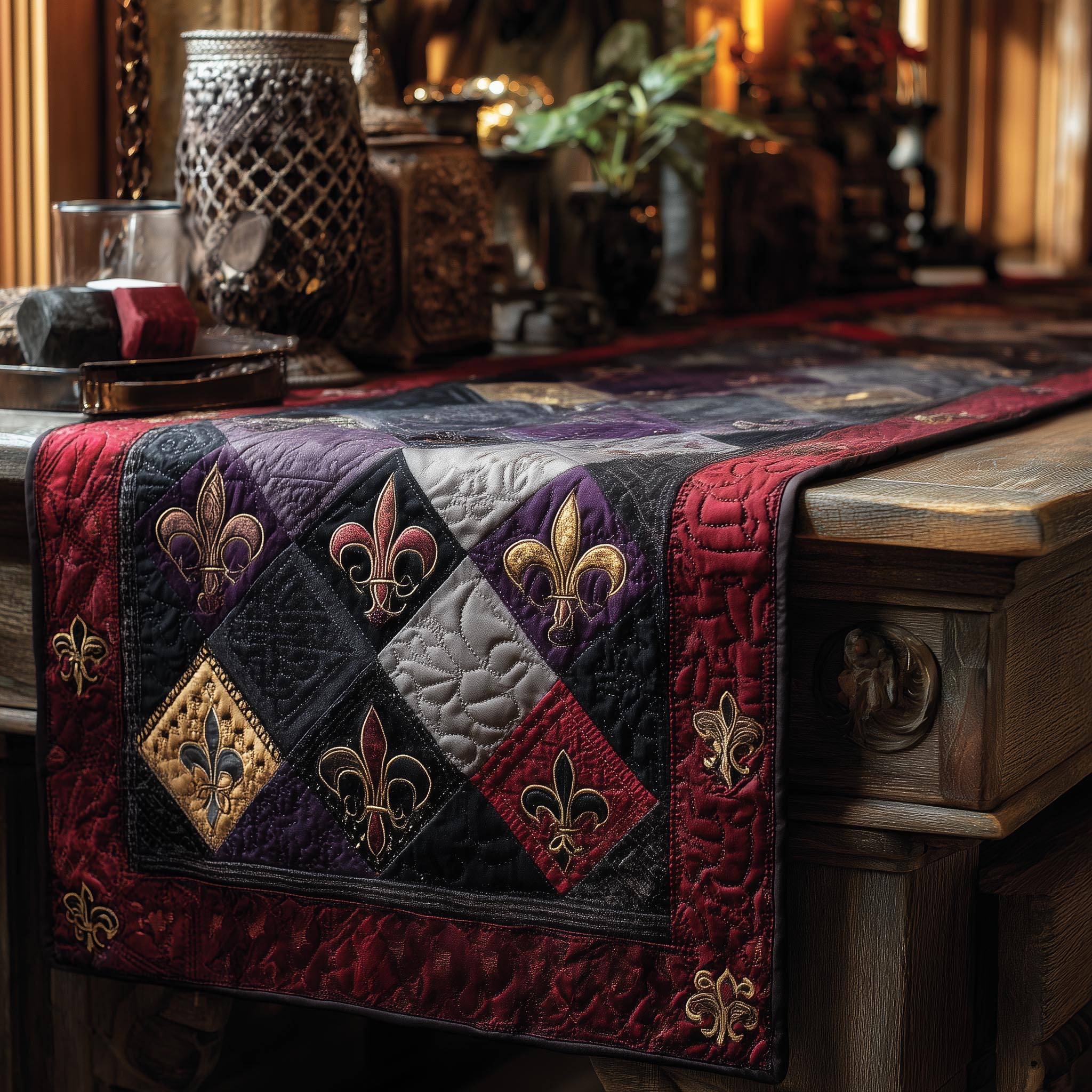 Parade Night Quilted Table Runner GFTOMA8540
