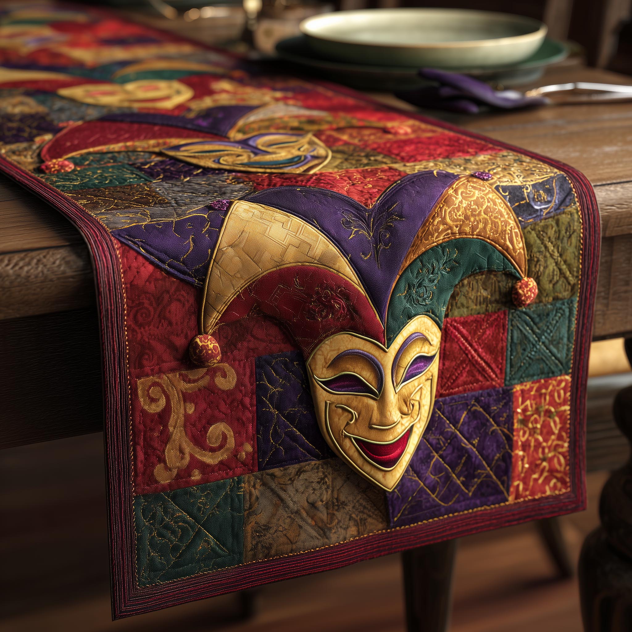 Parade Night Quilted Table Runner GFTOMA8541