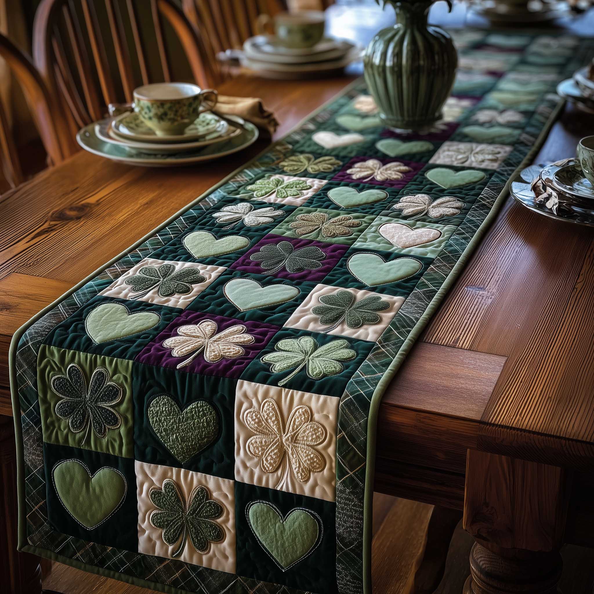 Irish Blessings Quilted Table Runner GFTOMA8749