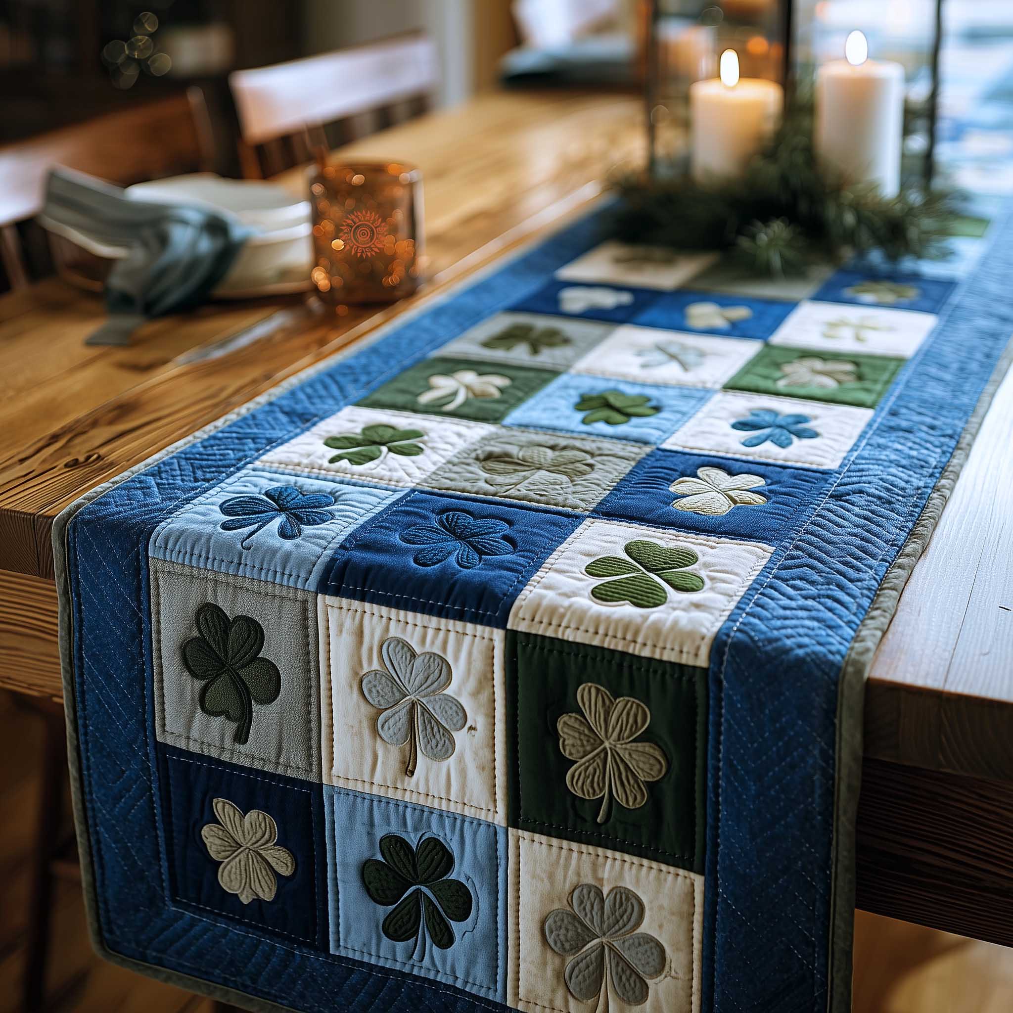 Irish Blessings Quilted Table Runner GFTOMA9024