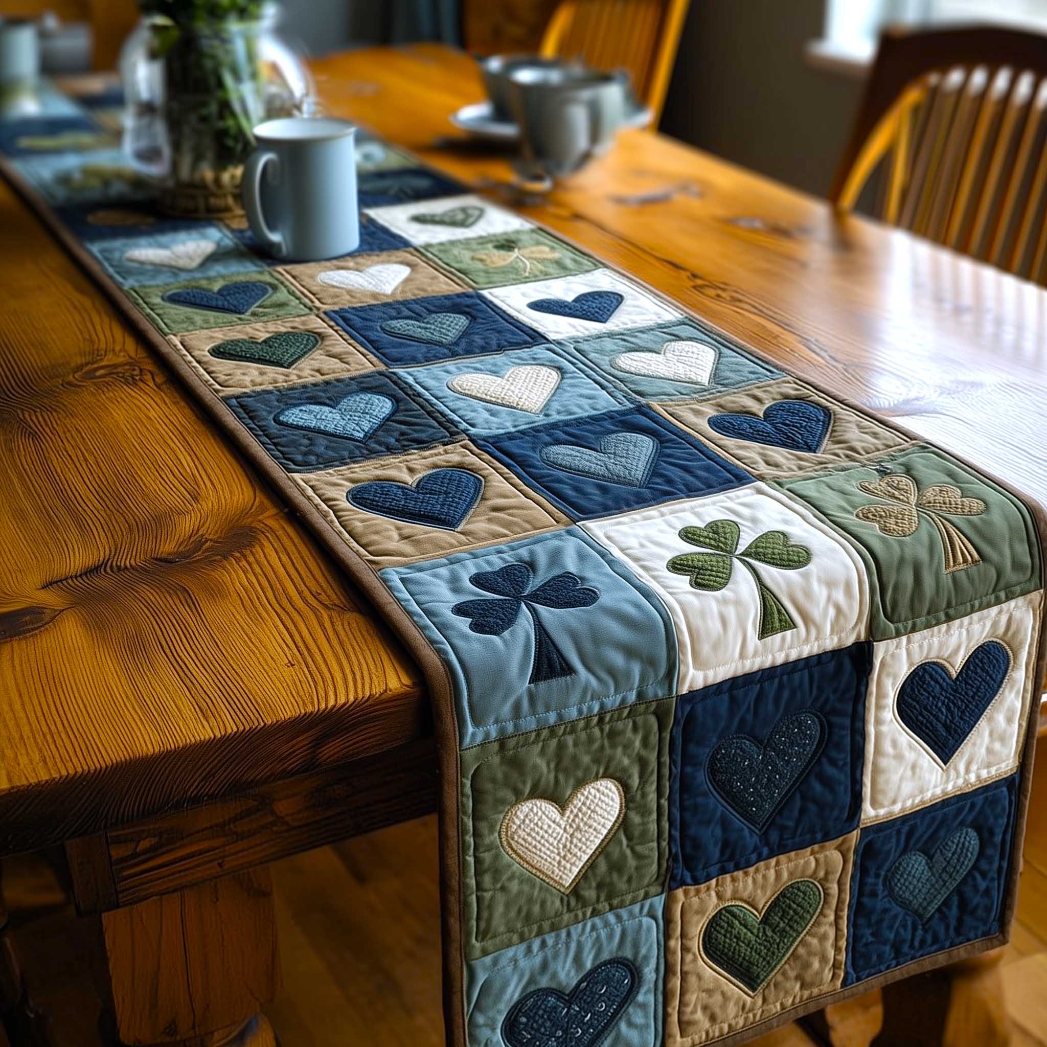 Irish Blessings Quilted Table Runner GFTOMA9025