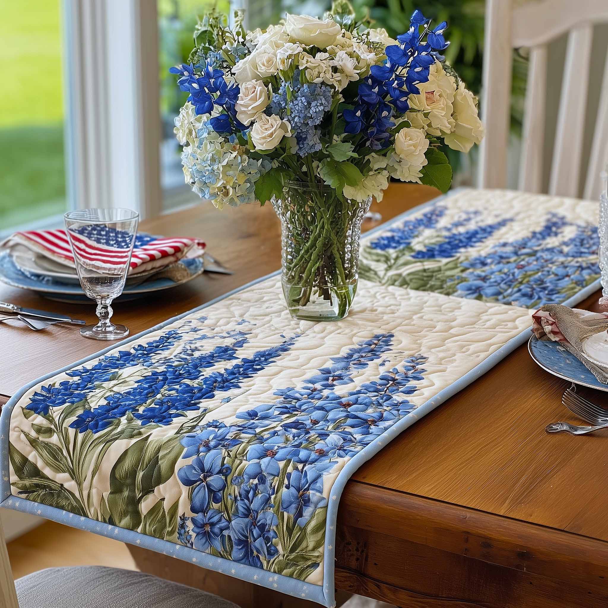 Heritage Patch Quilted Table Runner GFTOMA9356